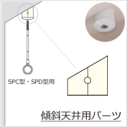 傾斜天井用パーツ