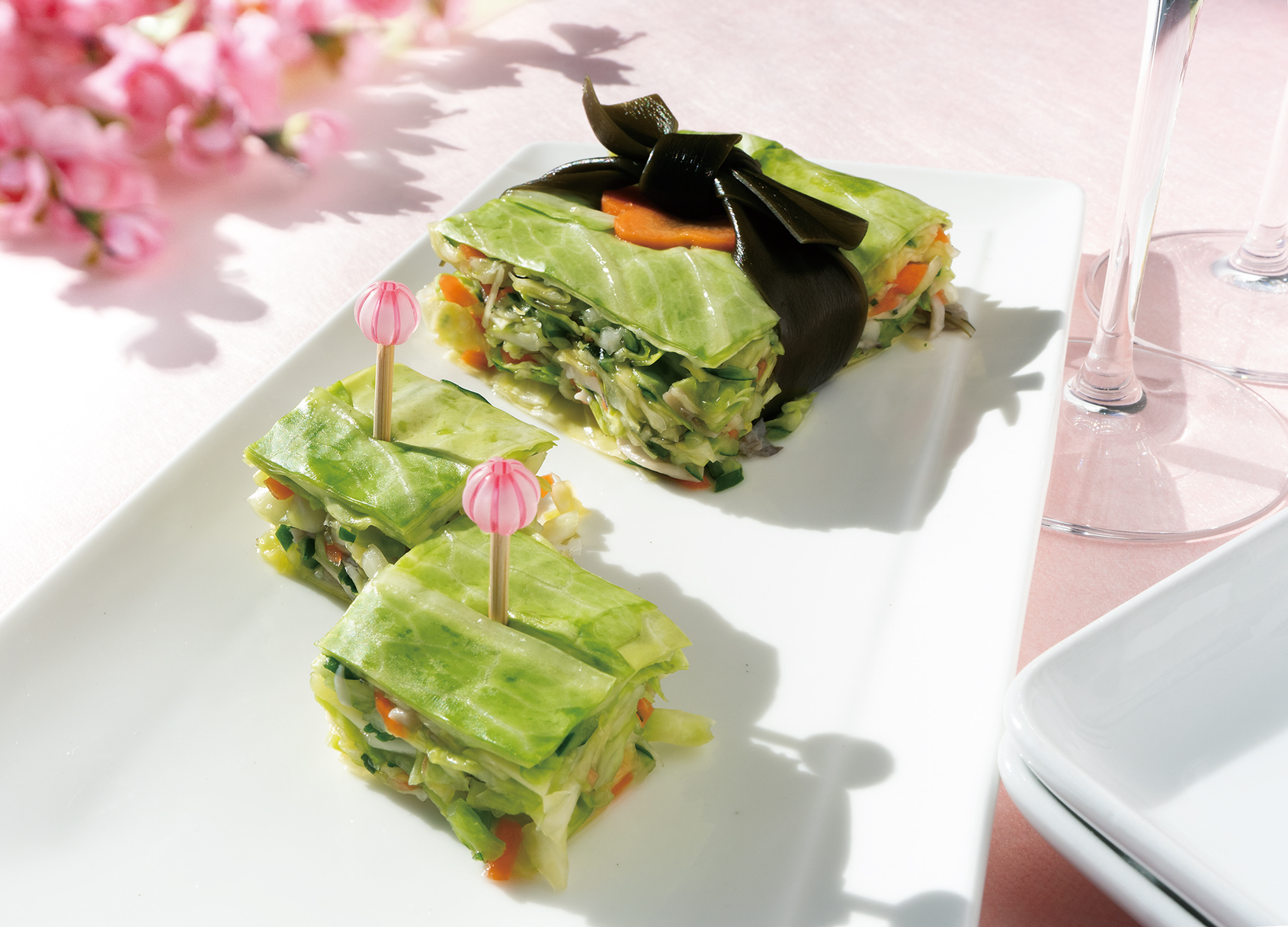 キャベツの重ねハーフ　イメージ