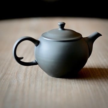 東屋 丸急須 後手 鳥泥