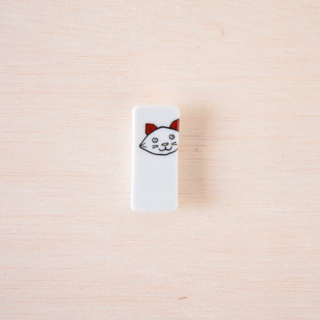 クタニシール　箸置き　子猫