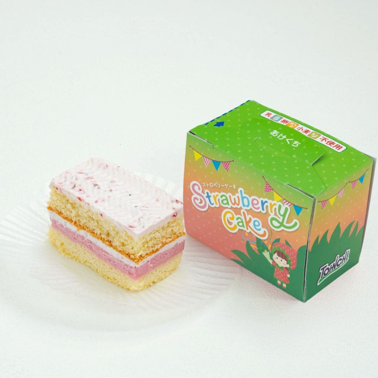【お得用】ストロベリーケーキ（アレルギー対応　乳と卵と小麦不使用）30gx40個入