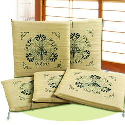 い草 座布団 目セキ織（橘 5枚組）55×55cm