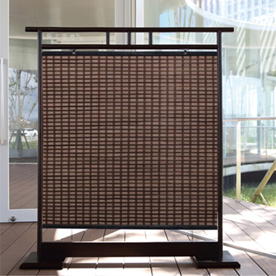 すだれ衝立　ハイタイプ 『メーカー直送品』