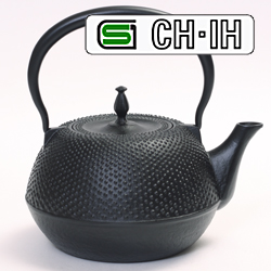 南部鉄瓶 IH対応 丸南部アラレ1.2L