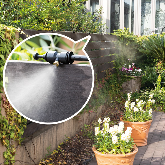 ミストシャワー ミストdeクールシャワー チューブタイプ 15m