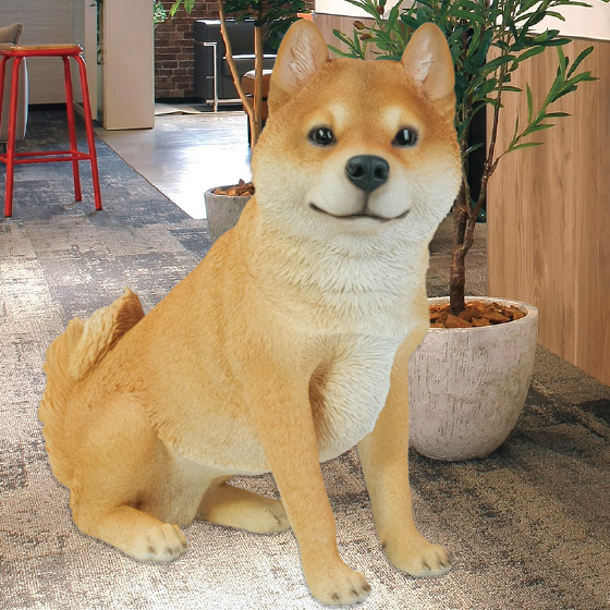 お座り 柴犬 （大） inu