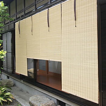 PVCすだれ 外吊りつよし（くるっと付き）小