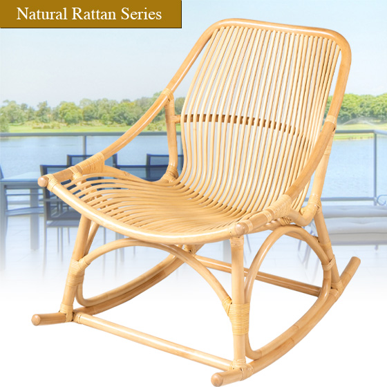 ナチュラル ラタンシリーズ ロッキングテラスチェア SRT01