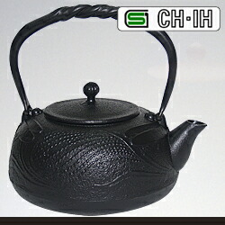IH対応　南部鉄瓶　とんぼ　鉄蓋　1.2Ｌ