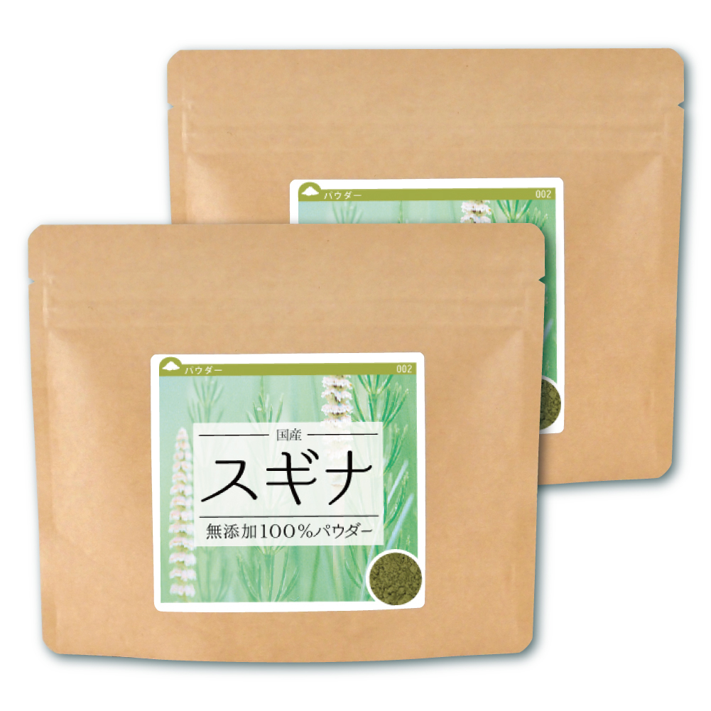 スギナ(国産)純度100%パウダー【200g(100g×2個)】【ネコポス可】