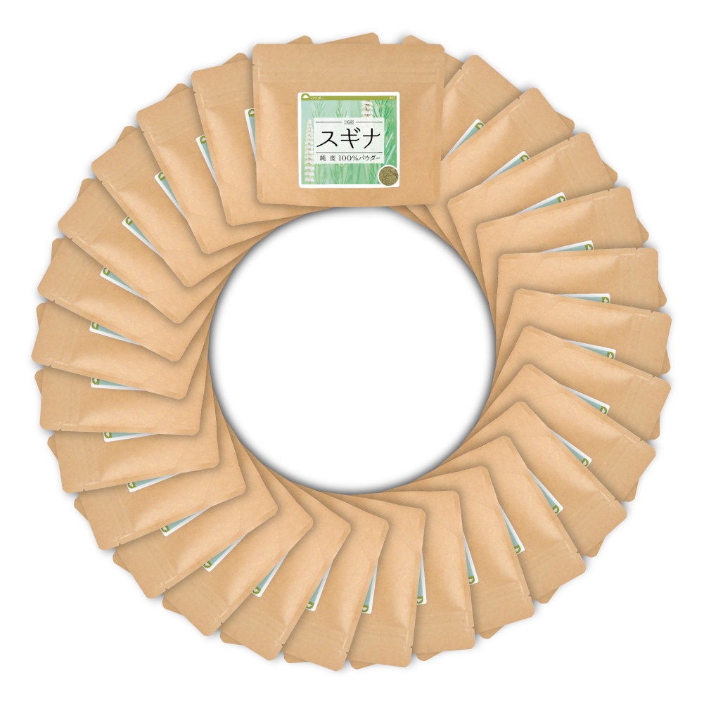 スギナ(国産)純度100%パウダー【2,800g(100g×28個)】