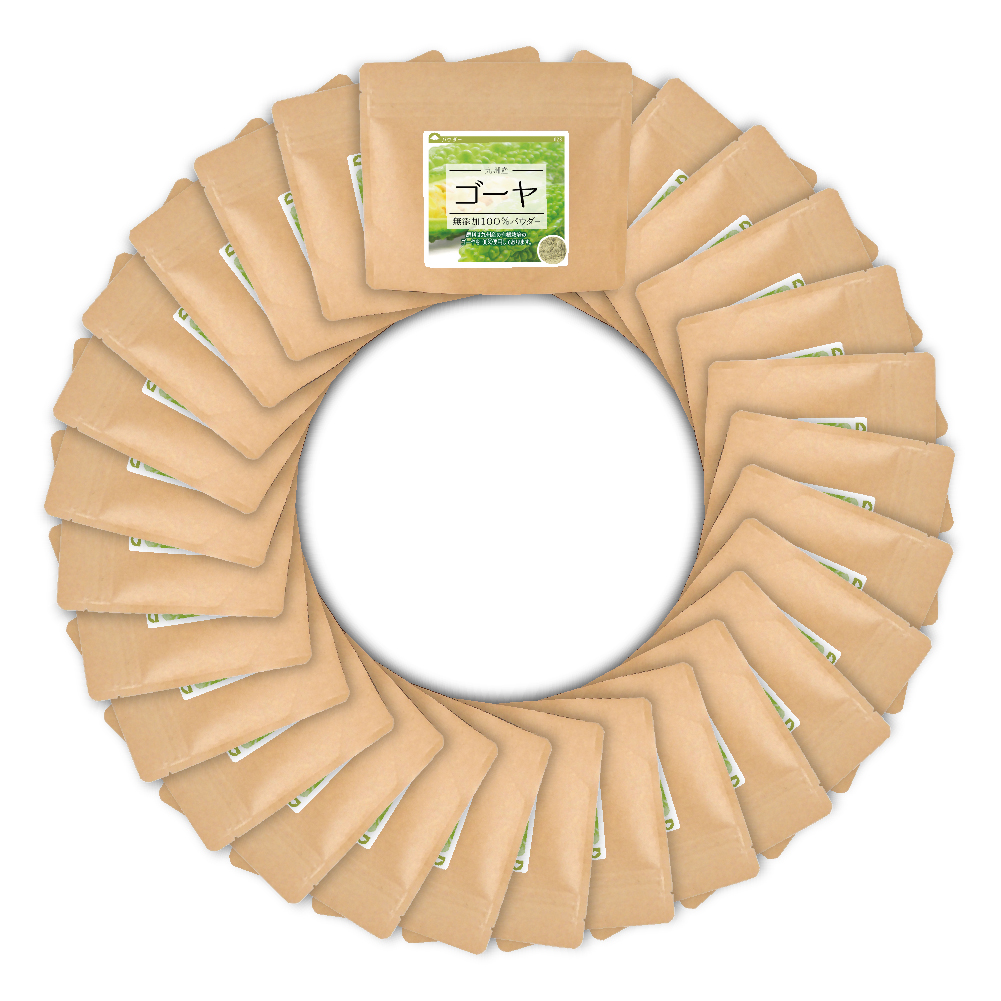 ゴーヤ(九州産)純度100%パウダー【2,240g(80g×28個)】