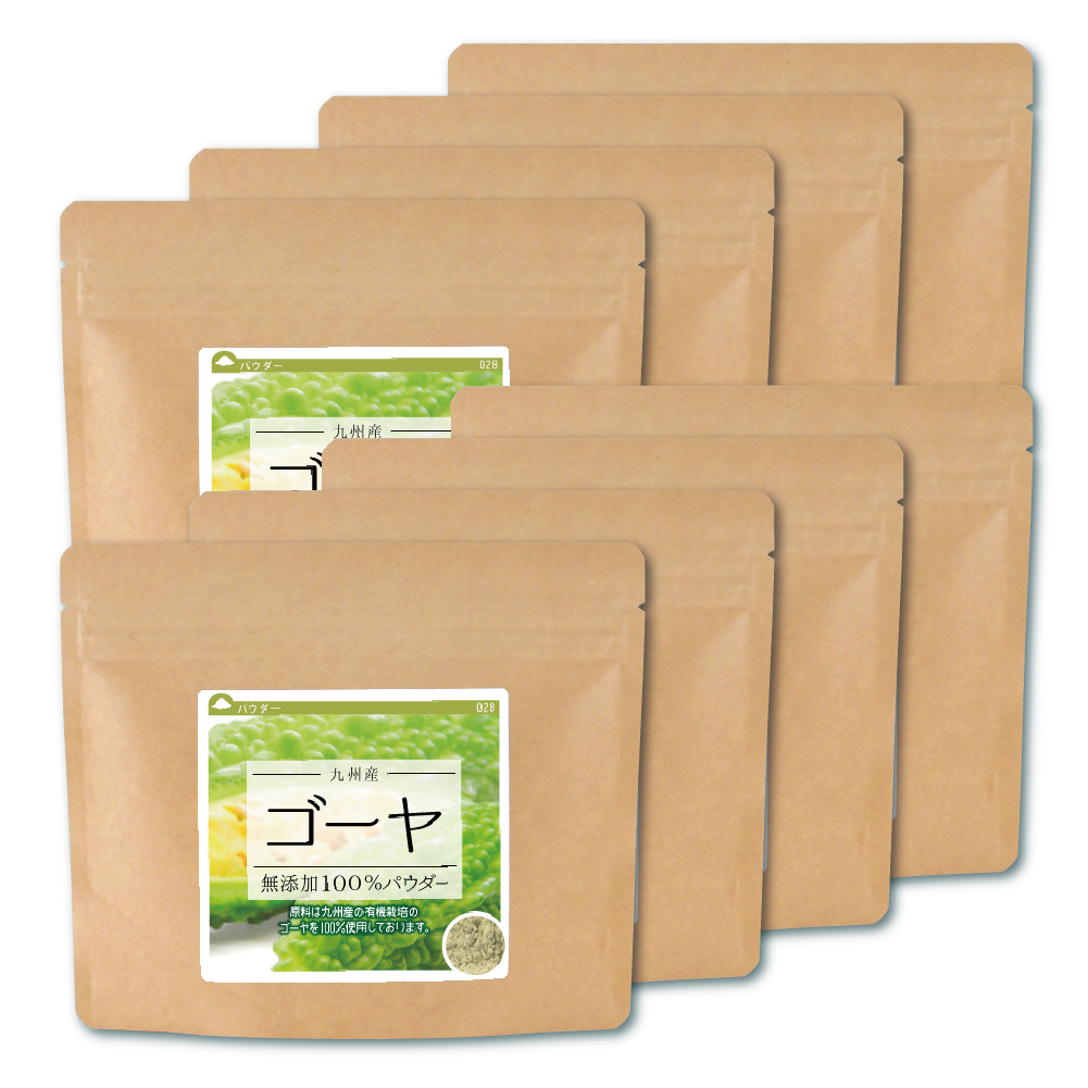 ゴーヤ(九州産)純度100%パウダー【640g(80g×8個)】