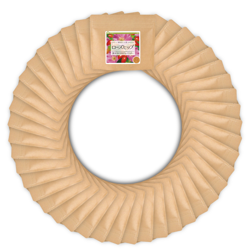 ローズヒップ(チリ産)純度100%パウダー【5,880g(140g×42個)】