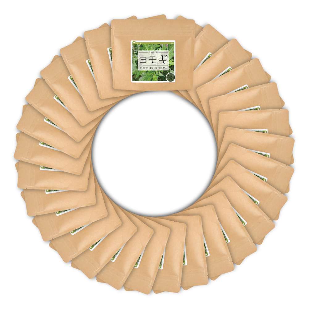 ヨモギ(青森県産)純度100%パウダー【1,960g(70g×28個)】