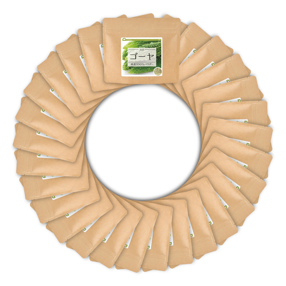 ゴーヤ(国産)純度100%パウダー【2240g（80g×28個）】