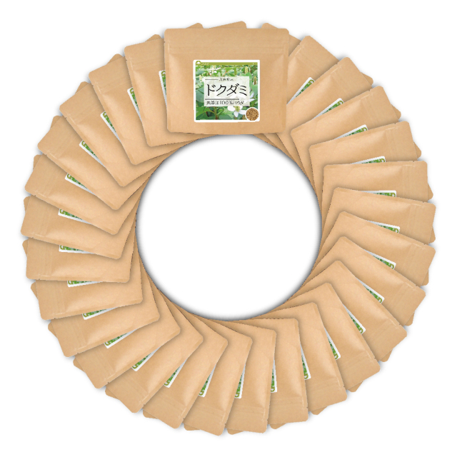 ドクダミ純度100%パウダー【2,800g(100g×28個)】 | 健康・野草茶センター