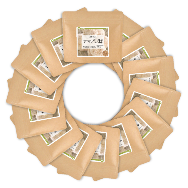 ヤマブシ茸(長野県産)純度100%パウダー【1,400g(100g×14個)】