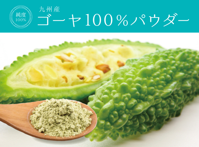 〈直売所コスパ最強〉沖縄県産 Ｏさんのゴーヤ 約6.4kg【常温便】③ ゴーヤ(九州県産)純度100%パウダー【160g(80g×2個)】 | 健康