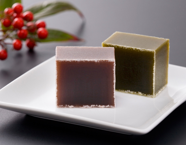 昔ようかん小豆と抹茶