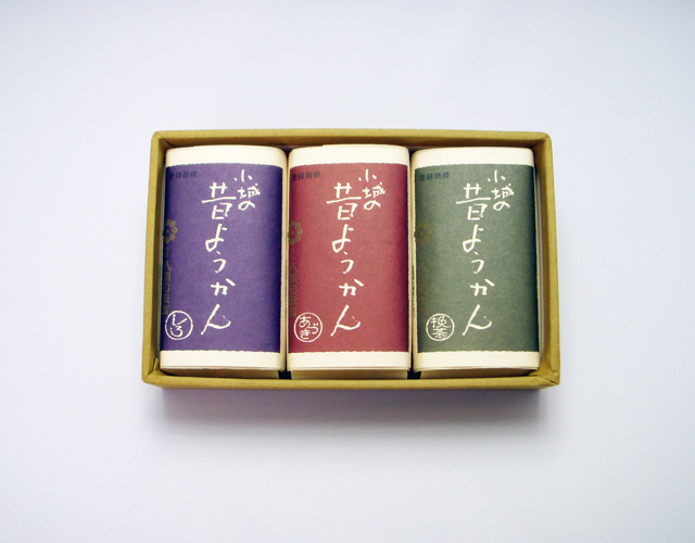 昔ようかん（小） 小豆と抹茶と白 三本詰【八頭司伝吉本舗】小城羊羹 150g×3本