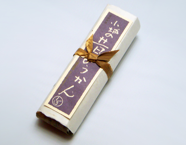 昔ようかん（大） 白 一本詰【八頭司伝吉本舗】小城羊羹 400g×1本