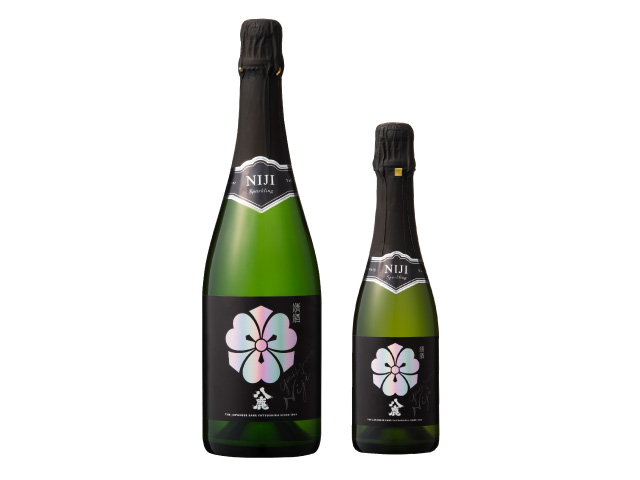 瓶内二次発酵による純米酒のスパークリング　【八鹿スパークリング Niji】 8度