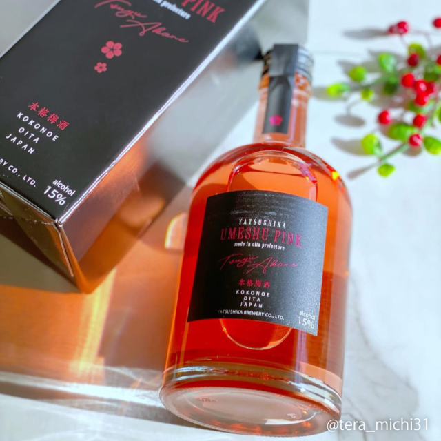 YATSUSHIKA UMESHU PINK】 15度 500ml
