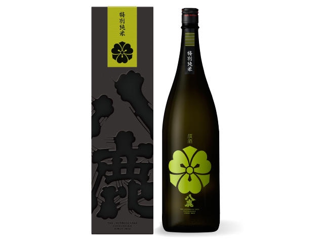コクの、八鹿 【八鹿特別純米（緑）《カートン入》】 1800ml