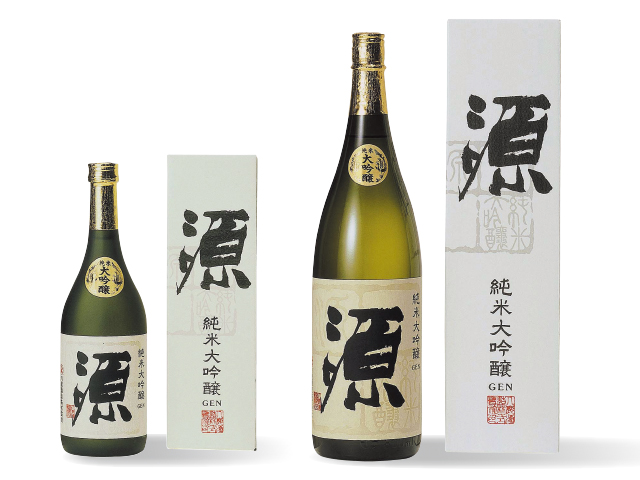 日本酒の旨味を追求した八鹿の自信作 【純米大吟醸　源】