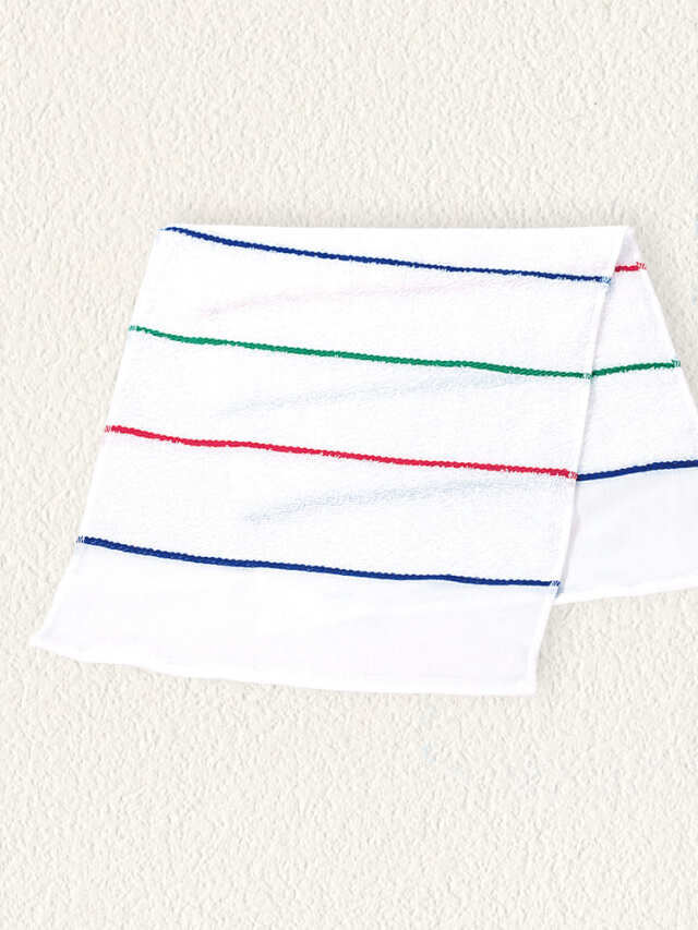 3色ラインタオル 標準厚 日本製