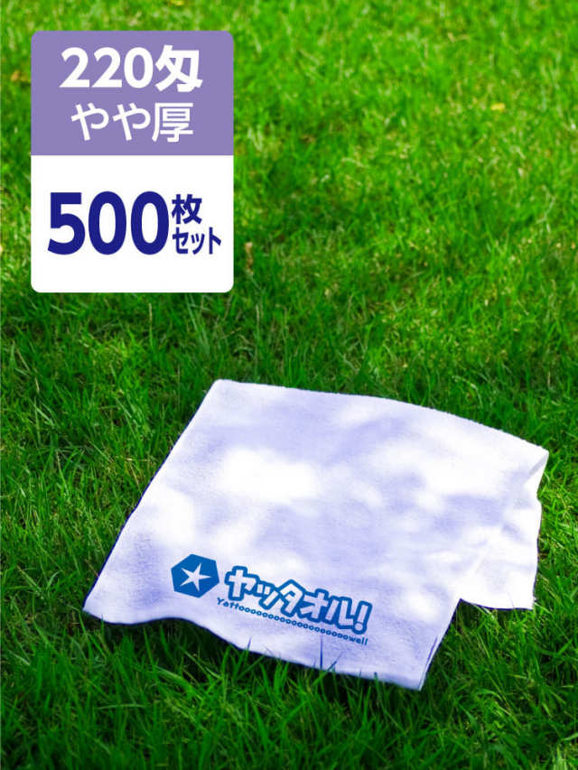 名入れタオル 激安 220匁 やや厚 外国製 100枚セット