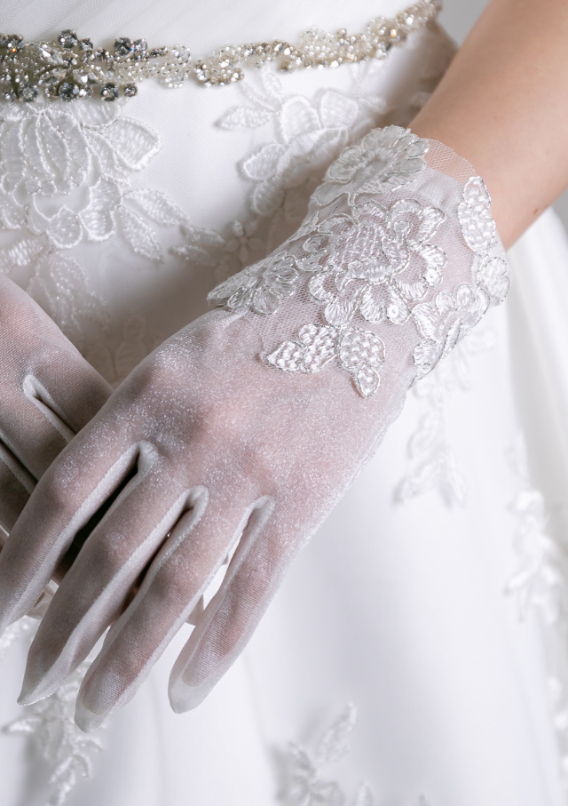 TuNoah wedding ロングベール　ショートグローブ付き 小物 Tunoah Wedding （チュノアウェディング）