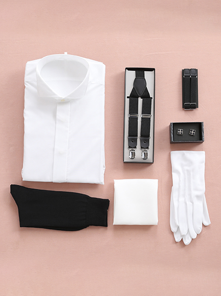 ORG0925　タキシードシャツセット