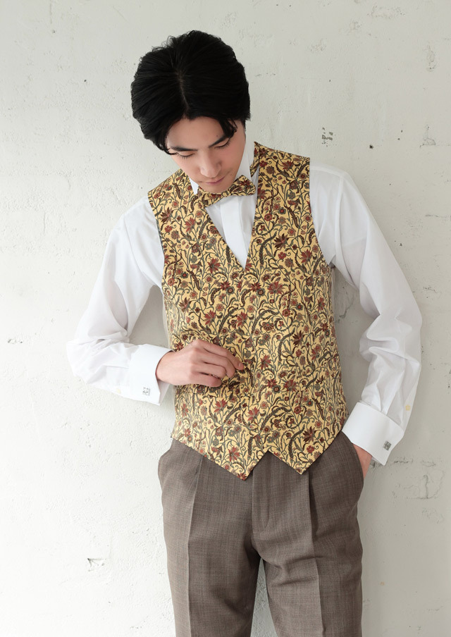 NOA3023_beige（ベスト＆タイ）