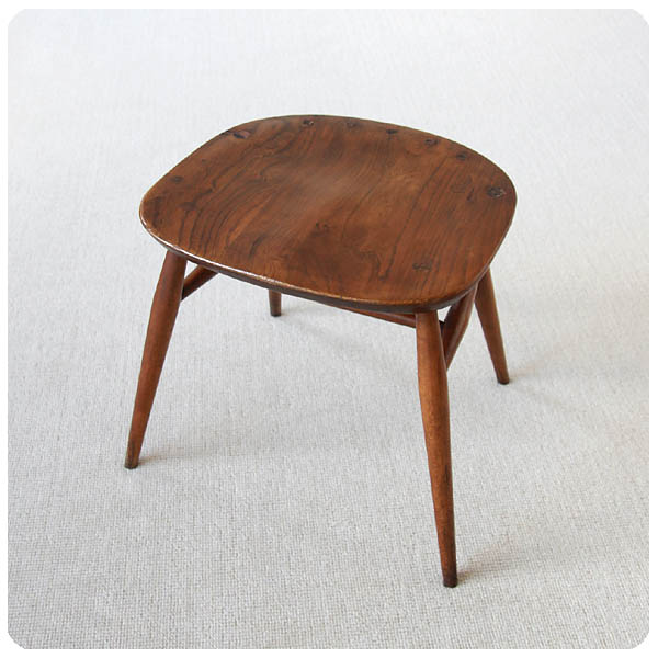【訳あり】イギリス ヴィンテージ アーコールスツール 木製椅子 家具 店舗什器 「ERCOL」K-140