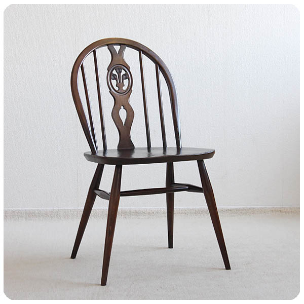 イギリス ヴィンテージ アーコールチェア ERCOL 椅子 アンティーク 家具「シスルバックチェア」K-224