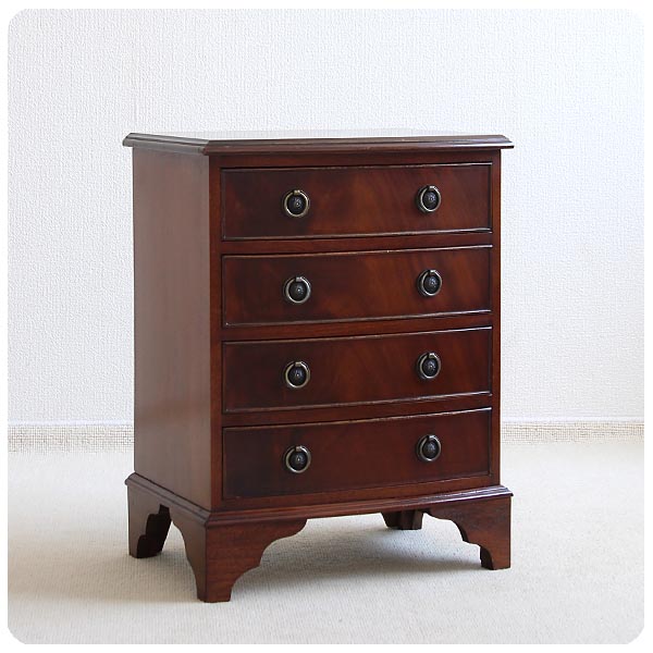 イギリス アンティーク調 小さなチェスト ドロワー マホガニー インテリア 家具 店舗什器 K-397