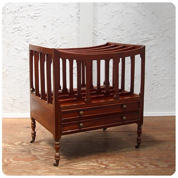 イギリス アンティーク ミュージックカンタベリー キャスター付き インテリア 家具 店舗什器 K-468