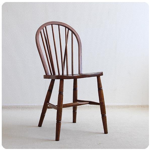 イギリス アンティーク ウィンザーチェア 古木 ダイニングチェア 椅子 インテリア 家具 店舗什器 K-701