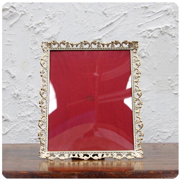 デンマーク製 フォトフレーム 写真立て アンティーク インテリア 店舗什器 ディスプレイ ビンテージ 雑貨 K-753