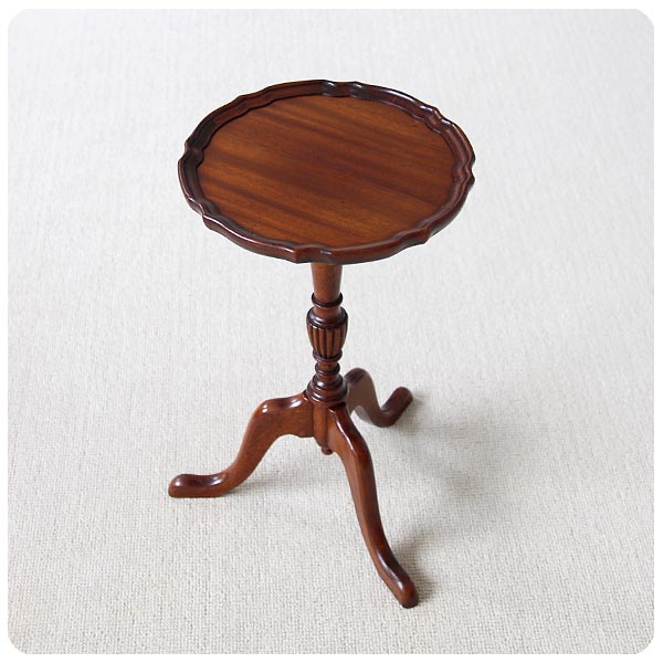 イギリス アンティーク調 ワインテーブル トライポッド 花台 インテリア 店舗什器 ディスプレイ ビンテージ 家具 K-825