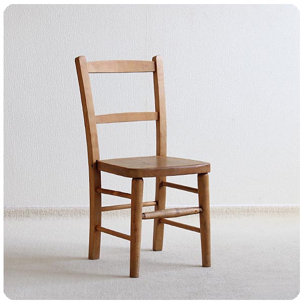 イギリス アンティーク チャイルドチェア 子供椅子 無垢材 インテリア 店舗什器 ディスプレイ ビンテージ 家具 K-841