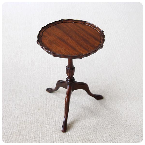 イギリス アンティーク ワインテーブル マホガニー トライポッド 飾り台 インテリア 店舗什器 ディスプレイ 家具 K-931