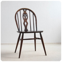 イギリス ヴィンテージ家具 アーコールチェア ERCOL 椅子 アンティーク 「シスルバックチェア」K-080
