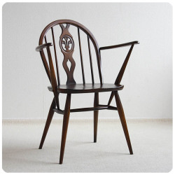 イギリス ヴィンテージ アーコール シスルバックアームチェア 家具 アンティーク 「ERCOL」K-102