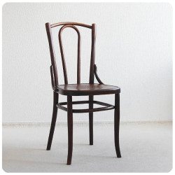 チェコスロバキア アンティーク ベントウッドチェア 木製椅子 曲げ木 家具 「FISCHEL社製」K-141