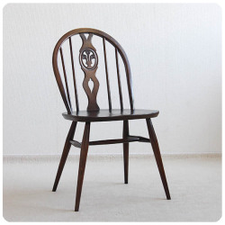 イギリス ヴィンテージ アーコールチェア ERCOL 椅子 アンティーク 家具「シスルバックチェア」K-224