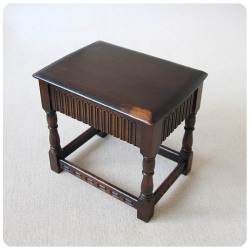 イギリス アンティーク調 サイドテーブル ドロワー インテリア 引き出し付 家具 店舗什器 K-299