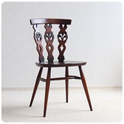 イギリス ヴィンテージ アーコールチェア 木製椅子 ERCOL シスルバック 家具 店舗什器 K-544
